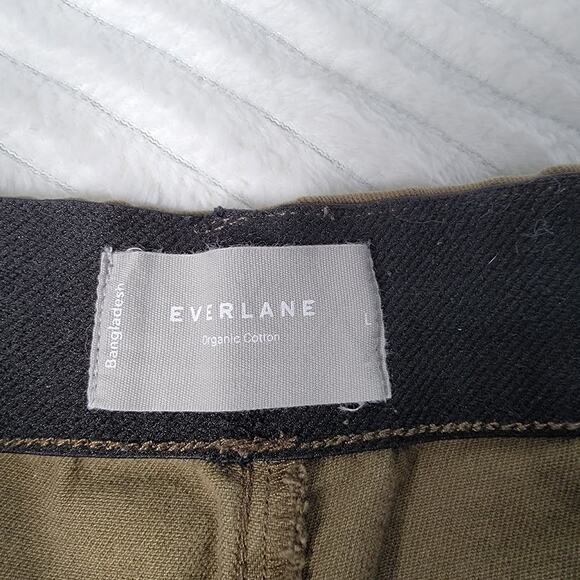 Everlane Pants Men’s L Brown Organic Cotton Drawstring Waist Casual Straight Leg - Picture 8 of 10